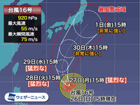 猛烈な勢力の台風16号 が関東直撃する10 1 金 に 乃木坂46 Yahoo 知恵袋