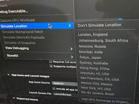 Macアプリxcodeについての質問です 位置情報をシミュレーション Yahoo 知恵袋