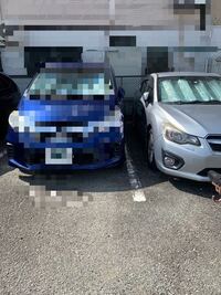 アパートの駐車場が狭いです 私はマーチで 一番端に停めている Yahoo 知恵袋
