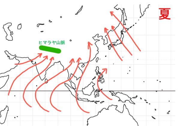 中2理科の質問です 空気が大陸上や海洋上に長時間とどま Yahoo 知恵袋