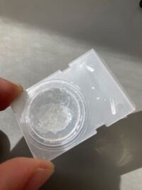 1dコンタクトの保存液を蒸発混合を 繰り返してみました その結果 Yahoo 知恵袋