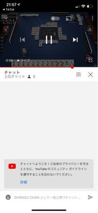 Youtubeのライブのアーカイブを見ていると チャットのリプレイが30秒ほ Yahoo 知恵袋