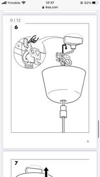 Ikeaの天井照明の取り付けが難しいです 説明書の図見ても複雑す Yahoo 知恵袋