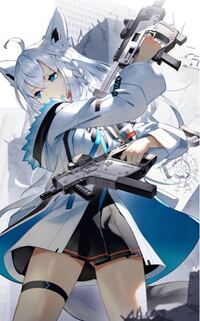 急募 このイラストの銃の種類が分かる方いますか 片方はクリスベクターで間違い Yahoo 知恵袋