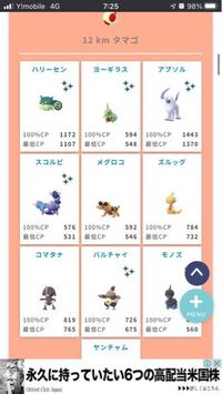 ポケモンgoで12キロタマゴからpc500メグロコが出るってバクですか Yahoo 知恵袋