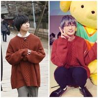 至急お願いします 画像の江口拓也さんと斉藤壮馬さんの服って同じで Yahoo 知恵袋