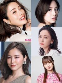 30代の第一線で活躍してる女優たちですが この5人を顔だけでランキン Yahoo 知恵袋