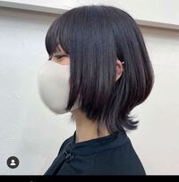 この写真のようなウルフカット ウルフボブ にしたいのですが 面長 髪硬 Yahoo 知恵袋