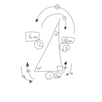 中3数学特別な直角三角形の3辺の比1 2 3の直角三角形で 2から 3 3 Yahoo 知恵袋