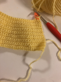 かぎ針で細編みで人形のスカートを
編んでいましたが段数がわからなく
なってしまいました

今は15段？16段？編み終わっていますか？
よろしくお願いします 