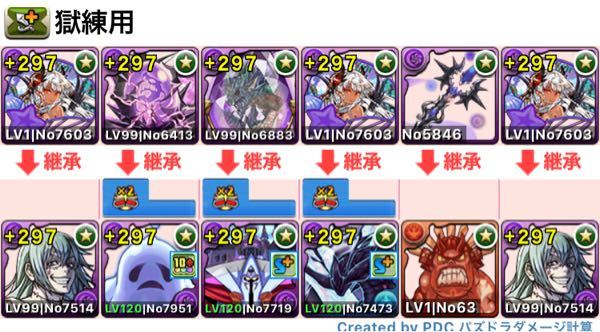 パズドラでの質問なんですが 獄練のクリア時のモンスター経験値は Yahoo 知恵袋