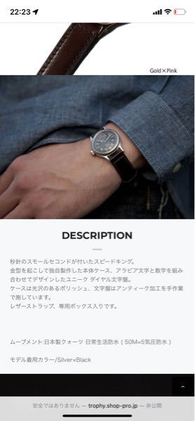 トロフィーの腕時計のデザインが好きなのですが小さいようにもかんじます。 この様なデザインで5万円代で買える腕時計教えてください！