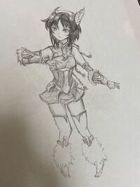 中一男子です 絵を描くことが趣味で こういう女子のイラストも描いてみ Yahoo 知恵袋