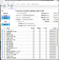 Ssdで クリスタルディスクインフォで健康度95 ですが不良セクタがあり Wi Yahoo 知恵袋
