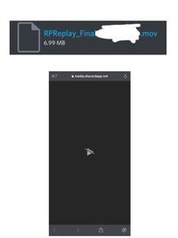 Discordで動画を送るとこんなの 1枚目 が送られてそのまま動画が見れませ Yahoo 知恵袋