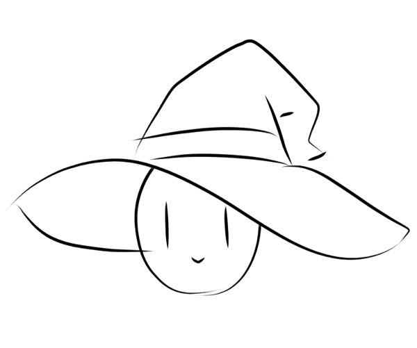 魔女帽子の描き方を教えてください 構造とかもよくわかりませんし 描き Yahoo 知恵袋
