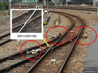 鉄道施設に詳しい方にお聞きします 写真は 乗り越し分岐器 と 横取 Yahoo 知恵袋