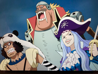 この右の女キャラの名前を教えてくださいワンピースのキャラです 氷の魔女 Yahoo 知恵袋