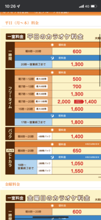 至急ジャパレンカラオケで13時からフリータイムで行こうと思ってま Yahoo 知恵袋