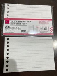 このルーズリーフをいい感じに収納できるルーズリーフケースってあり 