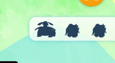 ポケモンgo この画像の真ん中と右のポケモンなんですか ヤレユータン Yahoo 知恵袋
