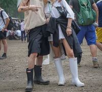 至急 フェスの服装について Hunterのレインブーツ オリジ Yahoo 知恵袋