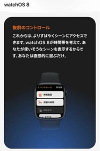 Applewatch7を本日頂いたので使ってるのですが… iPhoneのヒントのアプリで
写真の画面が出てきました。
こちらの画面の設定はどこで何をすれば出てきますか？