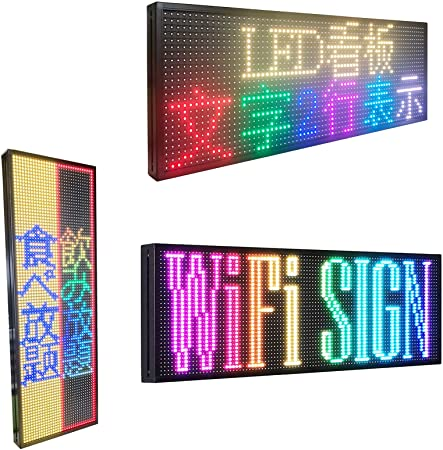お店の入り口に設置されている LEDの電光看板に表示された文字や イラストはどのように設定されているのですか？付属の編集ソフトで 作成して本体に読み込む仕組みなのですか？