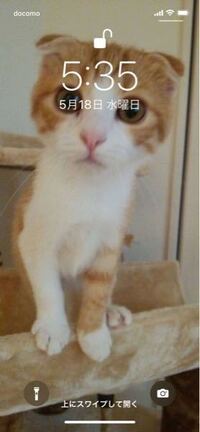 Iphone12のロック画面時の表示について ロック画面時のカメラマーク Yahoo 知恵袋