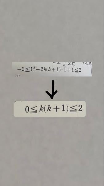 上の式から下の式にする途中計算を教えてください