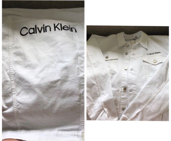 CALVIN KLEIN のデニムジャケット。 似たようなもので刺繍のロゴが無いものなら見つかるんですが、これと同じものが見つかりません。 値段など詳しい情報わかる方いましたら教えてください。