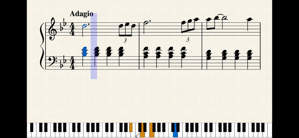 こちらの楽曲を演奏したいのですが、 ピアノで、左手の伴奏の部分は どの指番号で使えば楽に弾けますか？ とても弾きづらいです。