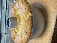 シフォンケーキ4回目どうしても中心の部分が焼き上がった後逆さまにした途端しゅわ Yahoo 知恵袋