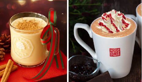 エッグノッグとショコラベリーミルクティー クリスマスにはどちらを飲みたいですか？