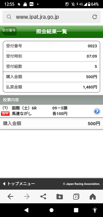 函館メイン 7-9-5.6.8.13.14.15.16 狙い目ありますか？ 今日は1000円台ばかり