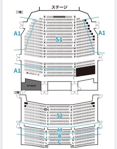 大阪四季劇場で初めて「オペラ座の怪人」を観劇するのですが、2階Ｂ列13番の見え方はどうでしょうか？