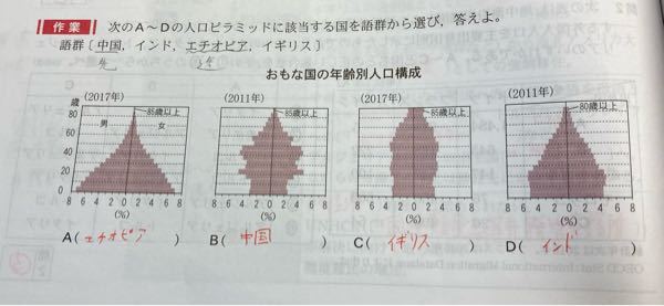 地理人口ピラミッド どの国か見分ける方法ありませんか エチオピアしかわかり Yahoo 知恵袋