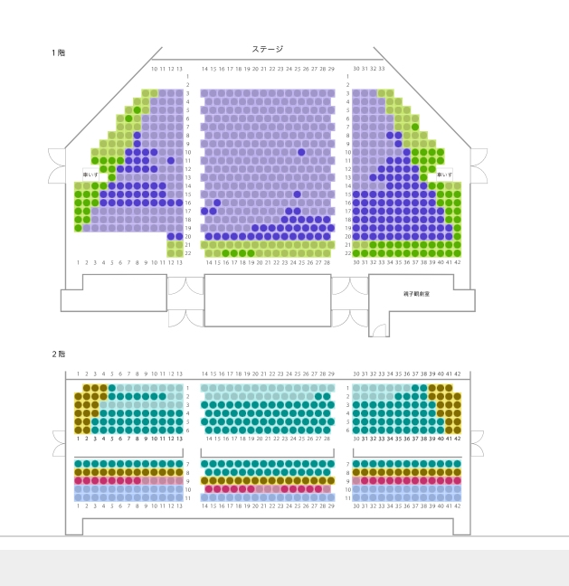 初めてＪＲ東日本四季劇場［秋］で、「バケモノの子」を観に行こうと思っています。 値段的にA席で観たいです。 A席のおすすめの座席位置を教えて下さい！ 2階席の1.2列目の端と1階席のサイドだった...