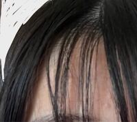 前髪の片方の内側だけストレートにならず生え際の方がフワってカーブしち Yahoo 知恵袋