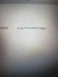 私は保育学を東京の大学で学んでいます をスペイン語にすると空欄にはな Yahoo 知恵袋