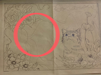 至急 この赤丸で囲った部分に何を描いたらいいか困っています なにかアドバイス Yahoo 知恵袋