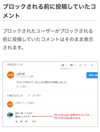 YouTubeで配信者にブロックされると、コメントやチャットが出来なくなりますが、今までのコメントは残りますよね。しかし、私の場合は今までのコメントも全て消されて、存在を消されてしまいました。 これは何故なのでしょうか？1つのチャンネルだけ起こっていますので、垢banではないと思います。