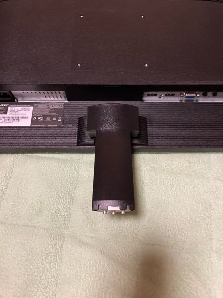 モニターAcerKG241Qのスタンドの外し方を教えてください - どうぞht