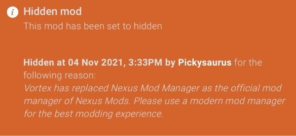 Nexus Mod Managerをダウンロードしたいのですが、画像のようなエラーが表示されて進めません https://www.nexusmods.com/site/mods/4/?tab=files このような場合はどうすれば良いのでしょうか。