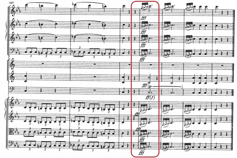 えぇ～、史上初めて「fff（フォルティッシシモ）」が登場した曲とその箇所を教えて下さい ㅤ 各作曲家の強弱記号の使い方(？)について楽譜を見たりネットをボ～っと見て調べていたところ、「ベートーヴ...