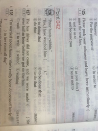 126番のhaveは使役動詞では無いのでしょうか 訳を見ると Yahoo 知恵袋