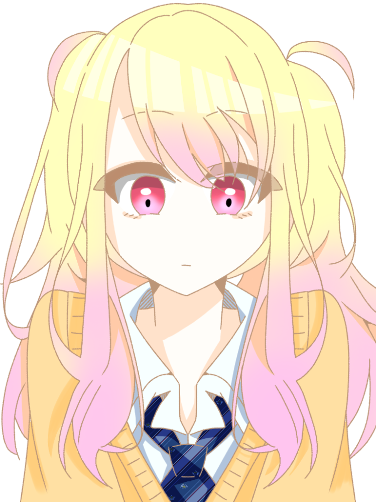 中１で絵を描いている者です これはプロセカの天馬咲希ちゃんを描いたのですが変な Yahoo 知恵袋