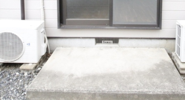 アパートの一階です ベランダがなく写真のような感じです 拾い画像 Yahoo 知恵袋