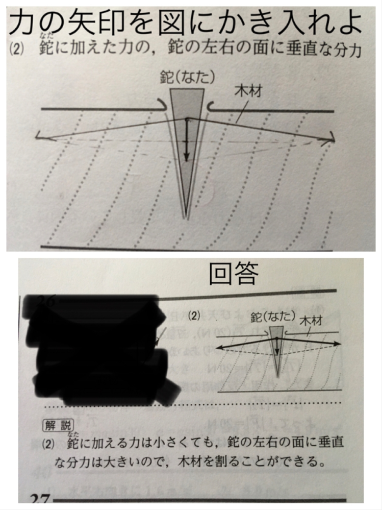 高校物理力のつりあい分力の作図の問題です ひし形を作ろうと思い 合力が8 Yahoo 知恵袋