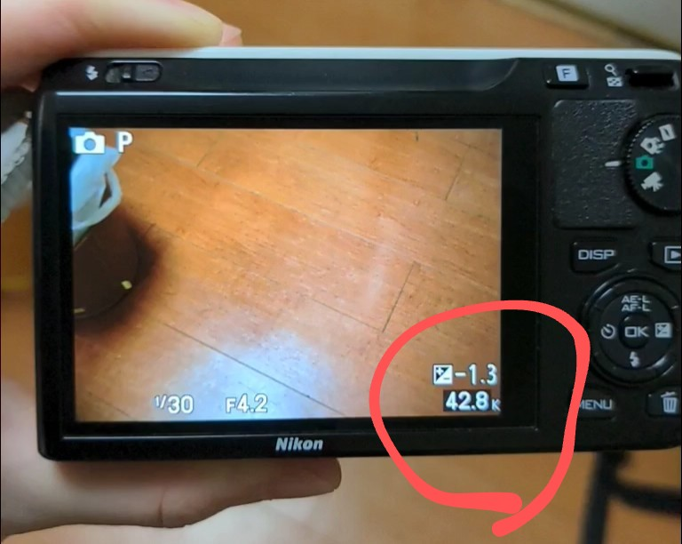 右下に出ている 42.8k の数字は残りのデータが取れる残量のことでしょうか？ NikonのJ1のデジカメです